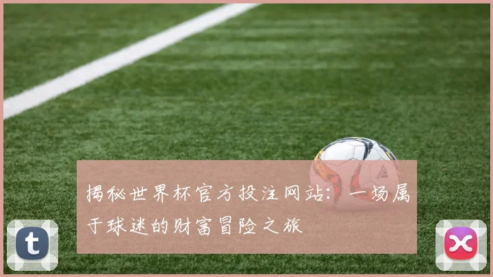 揭秘世界杯官方投注网站：一场属于球迷的财富冒险之旅