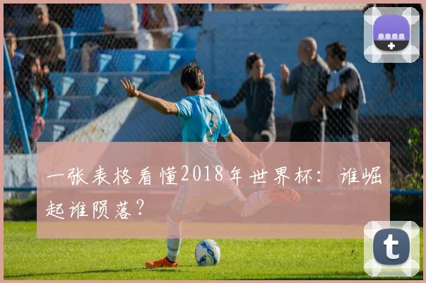 一张表格看懂2018年世界杯:谁崛起谁陨落?